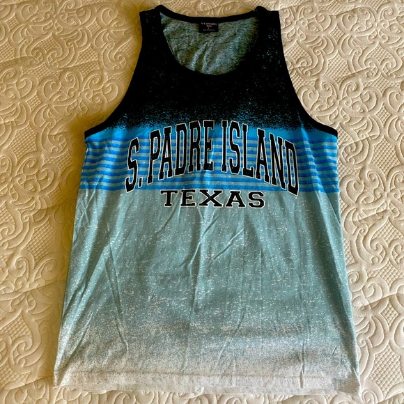 South Padre Island Texas Tank Top Men’s Large - Picture 1 of 2